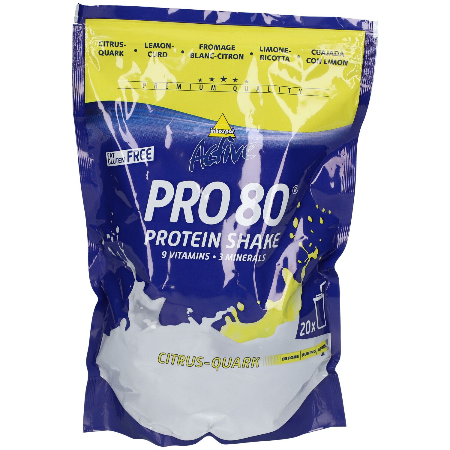 Inkospor Active Pro 80 Citron - Fromage blanc