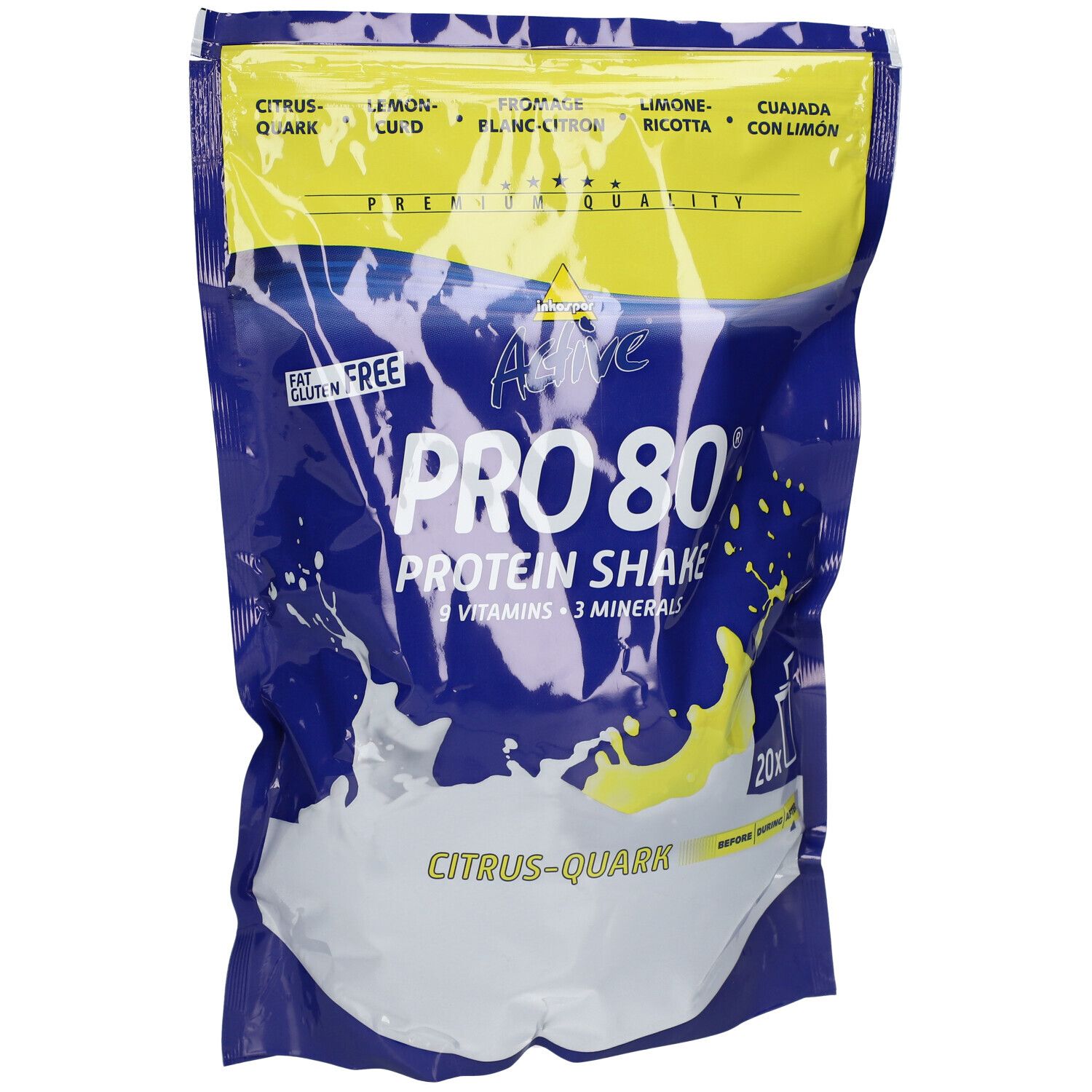 Inkospor Active Pro 80 Citron - Fromage blanc