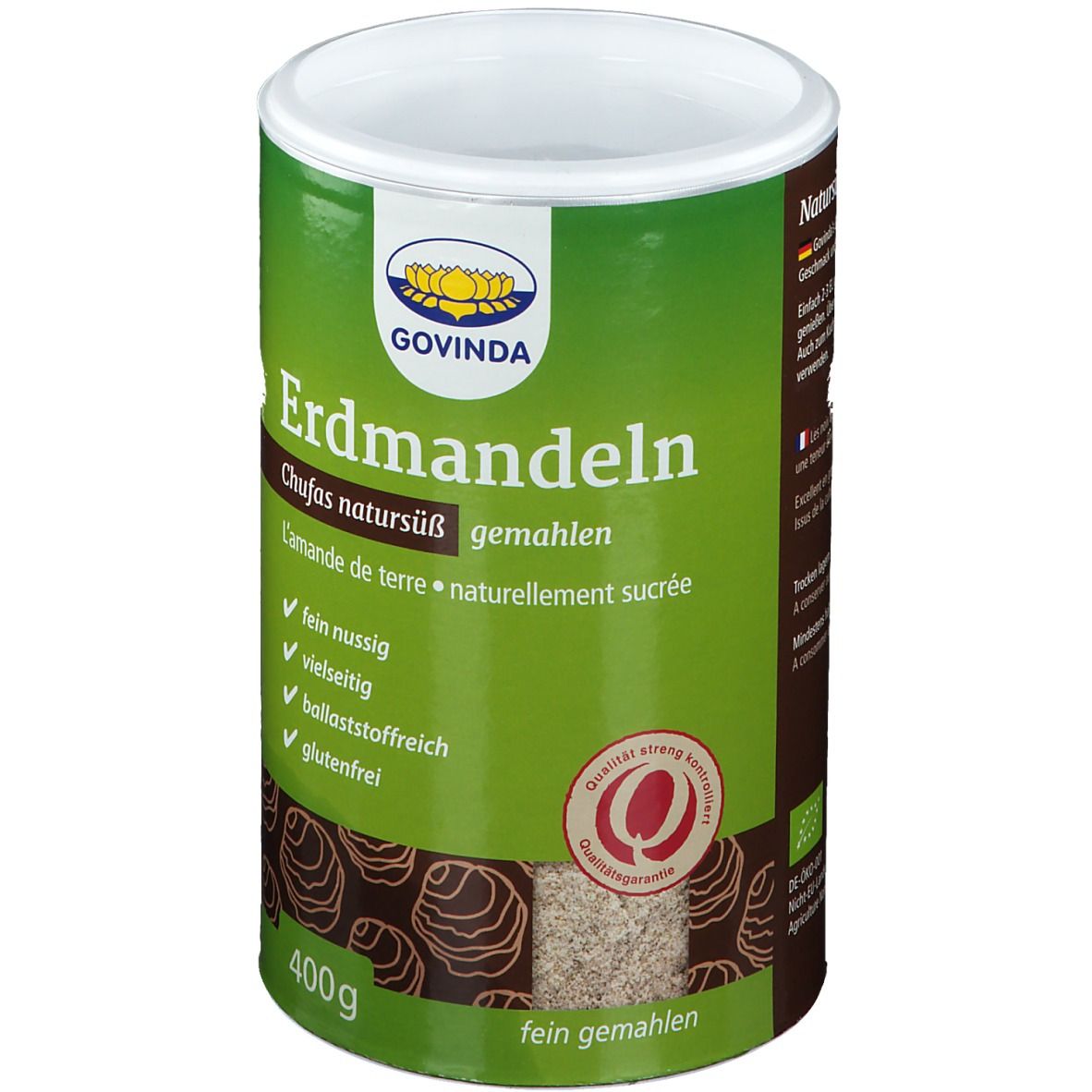 Govinda Amandes de terre  finement moulues Bio