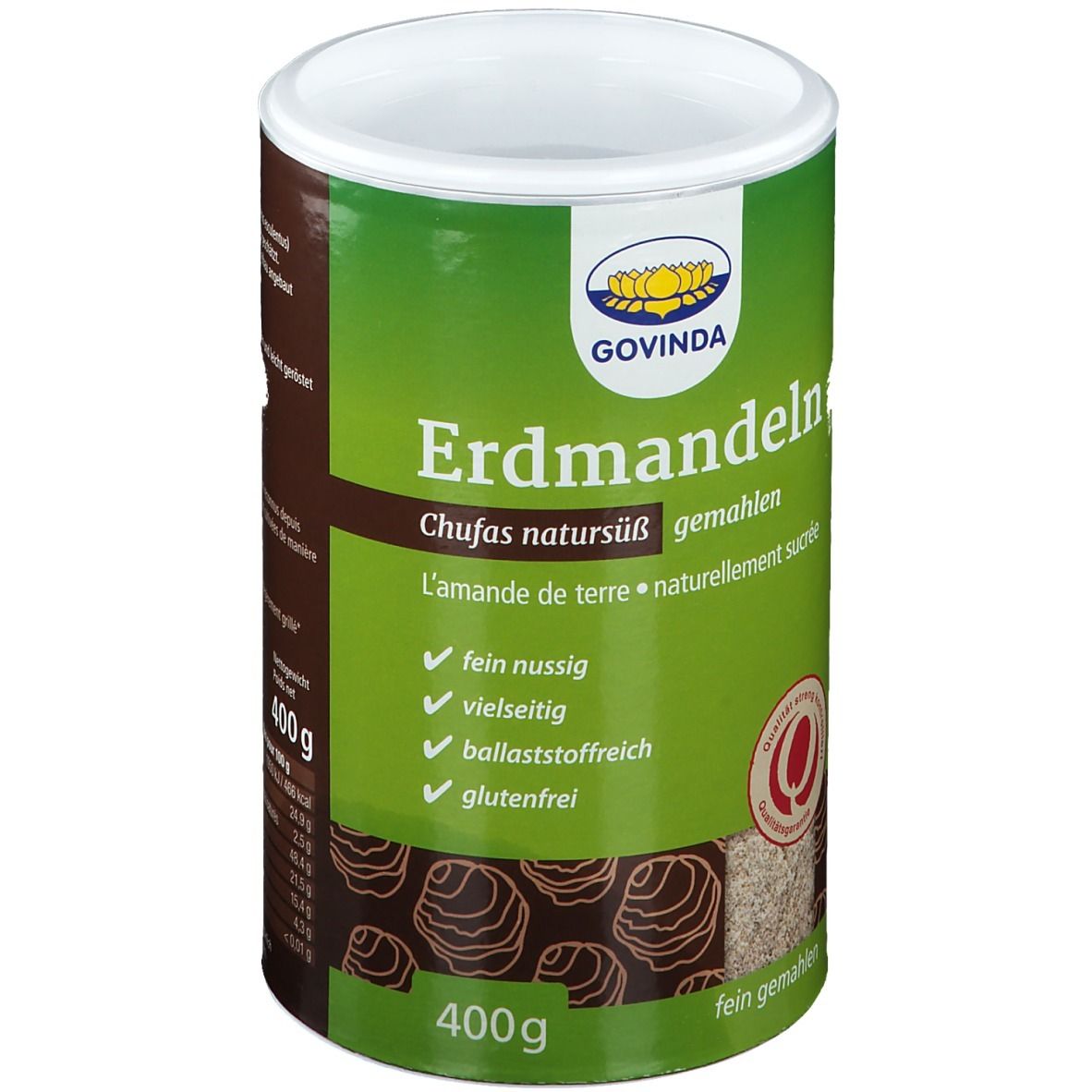 Govinda Amandes de terre  finement moulues Bio