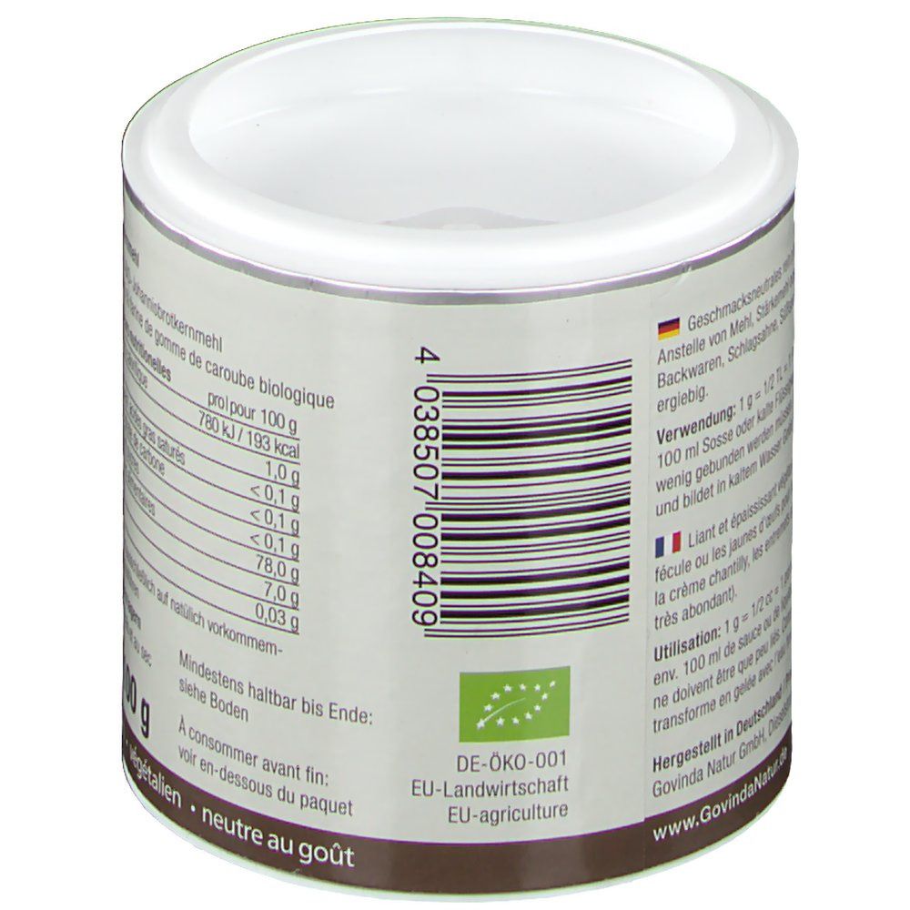Govinda Gomme de caroube Bio