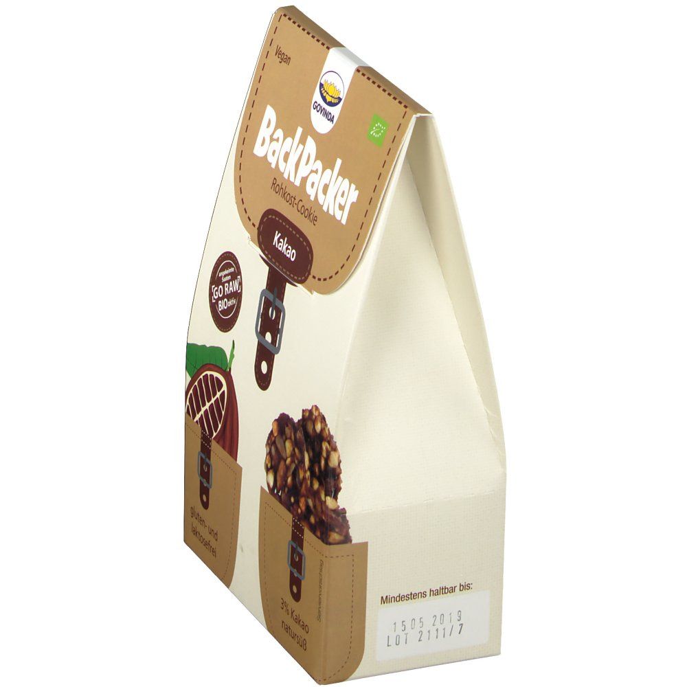 Govinda Biscuits aux crudités cacao