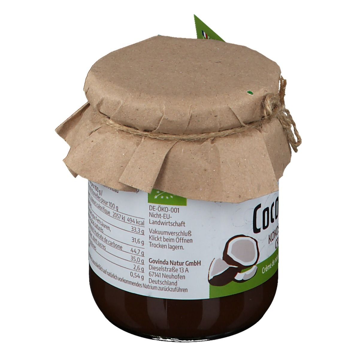Govinda Bio Cocoletta Crème de lait de coco - noix de coco