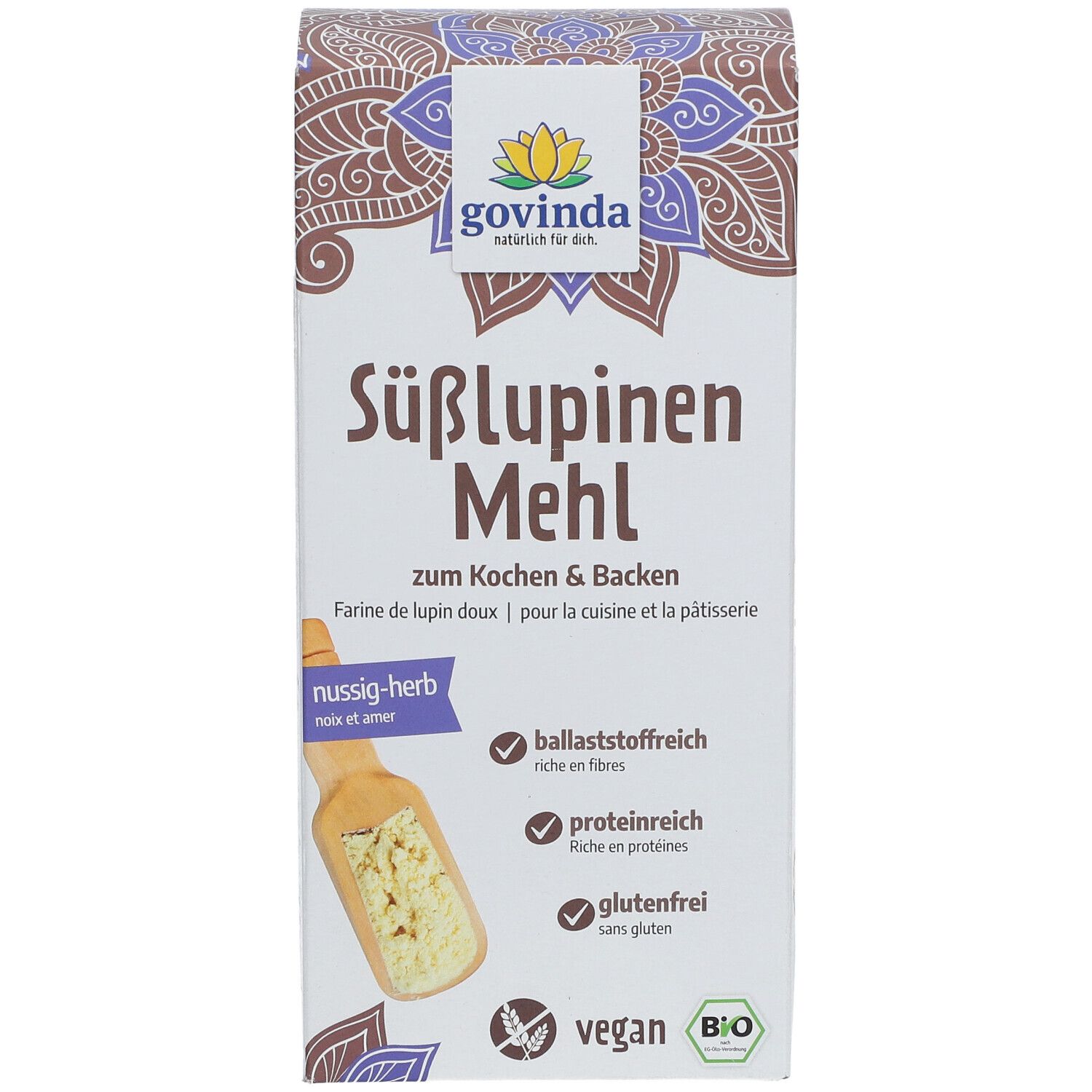 Govinda Farine de lupins doux Bio