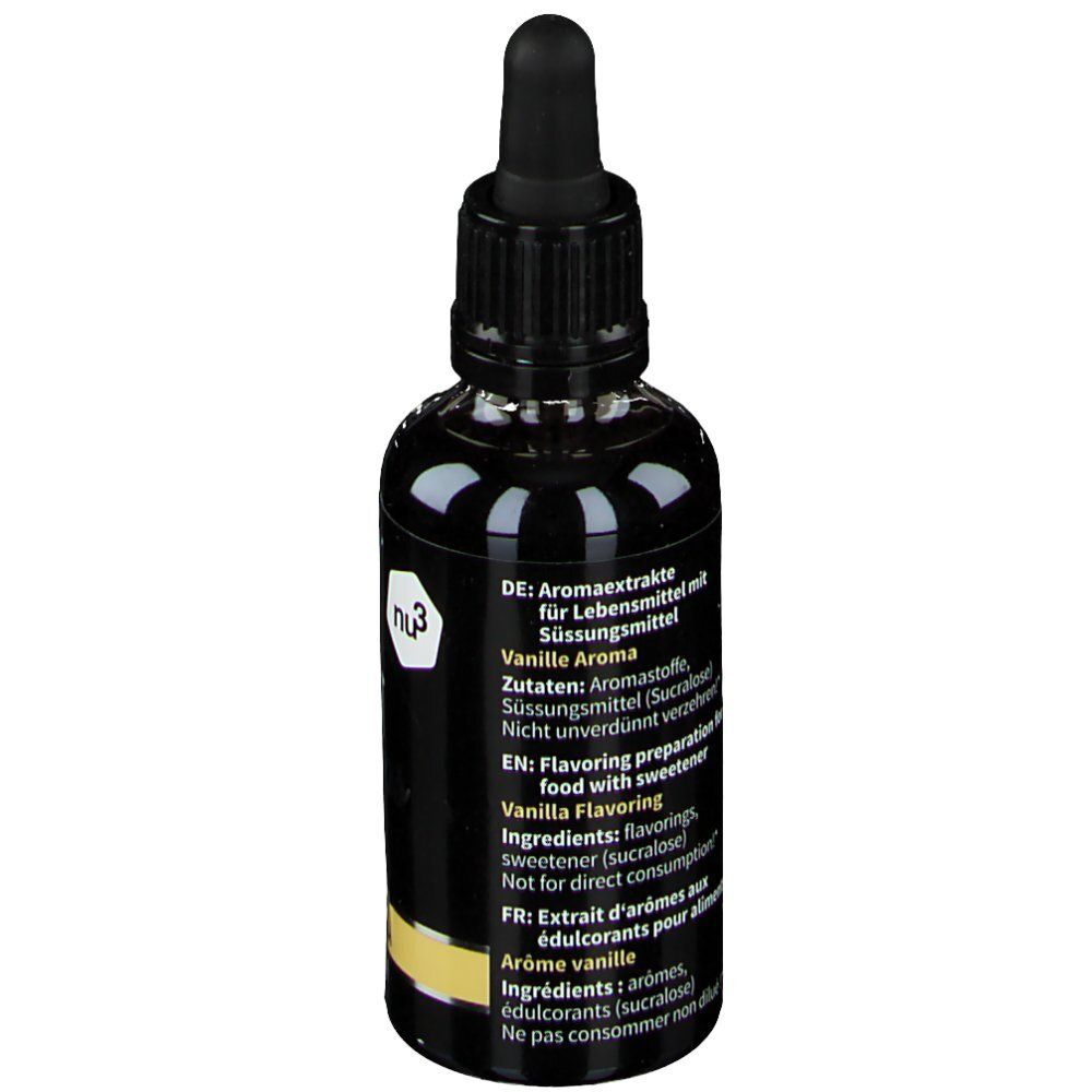 nu3 Fit Drops, Vanille, Gouttes aromatisantes