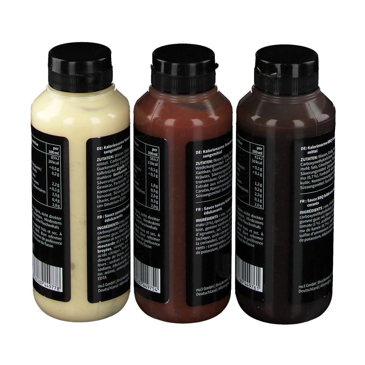 Nu3 Smart Low Carb Sauce Barbecue, Tomate et Mayonnaise