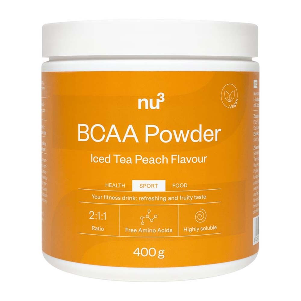 nu3 BCAA en poudre Peach