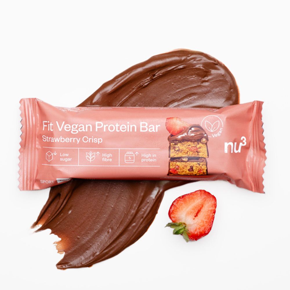 nu3 Fit Vegan Protein Bar Fraise Croustillante