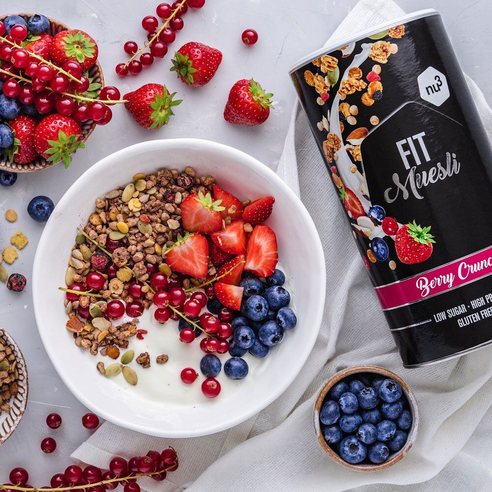 nu3 FIT Protein Muesli, Berry Crunch