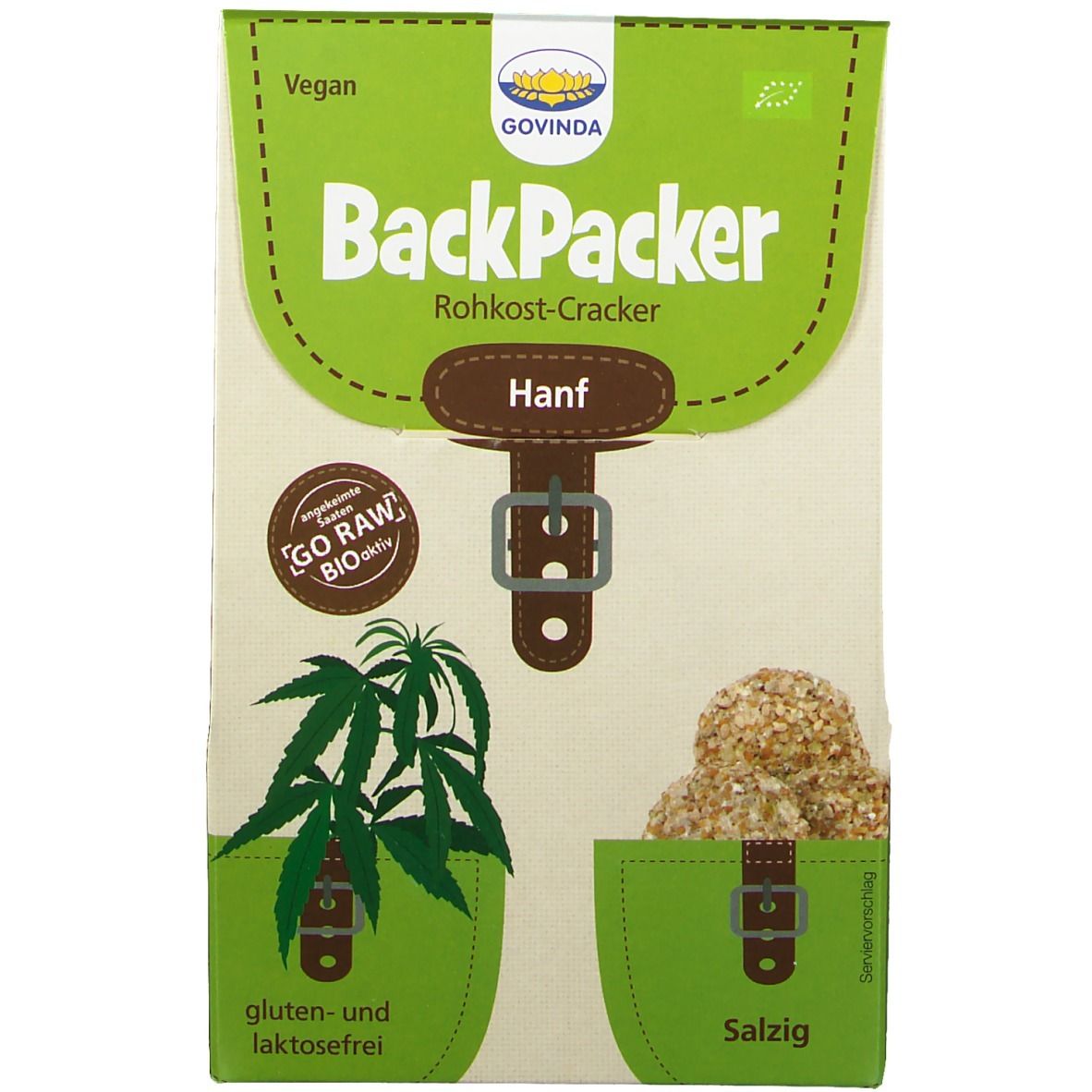 Govinda BackPacker Biscuit cru, chanvre