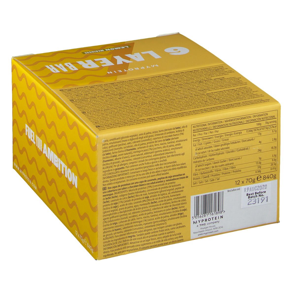 MyProtein® 6 Layer Bar Lemon Meringue
