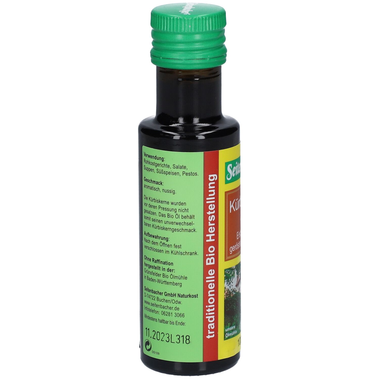 Seitenbacher® Bio Huile de pépins de citrouille