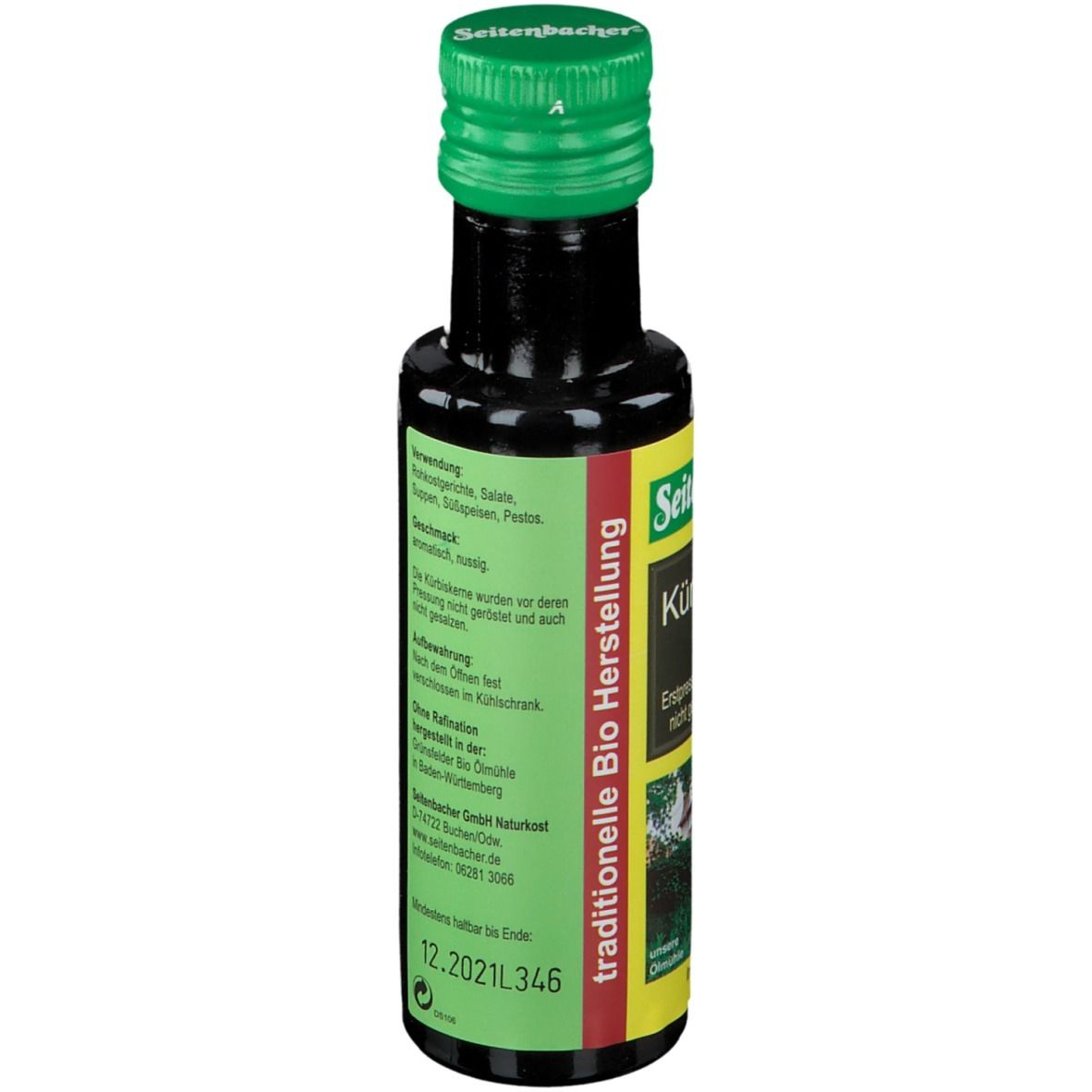Seitenbacher® Bio Huile de pépins de citrouille