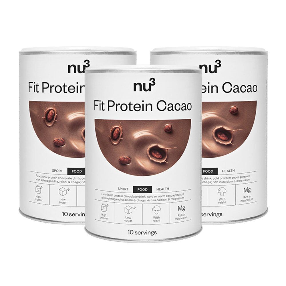 nu3 Fit Protein Cacao, boisson chocolatée