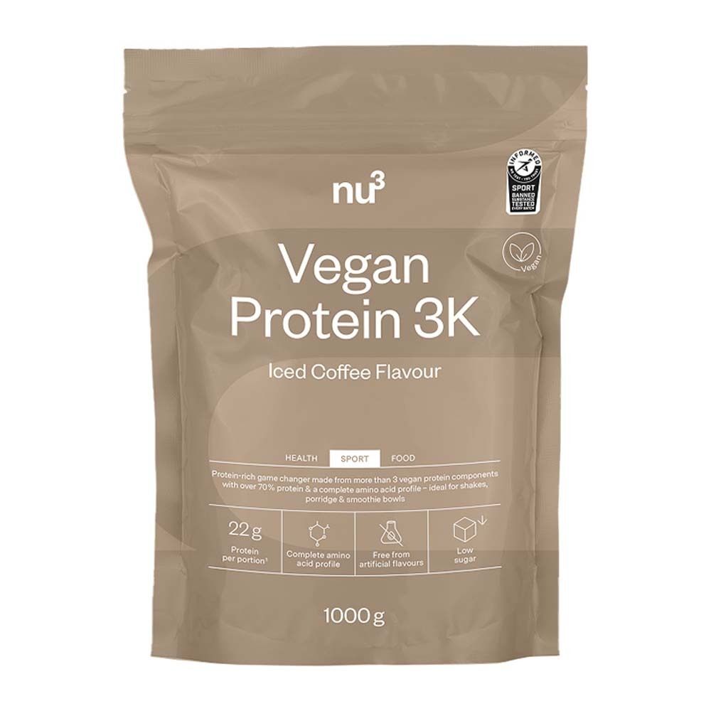 nu3 Vegan Protein 3K, café glacé