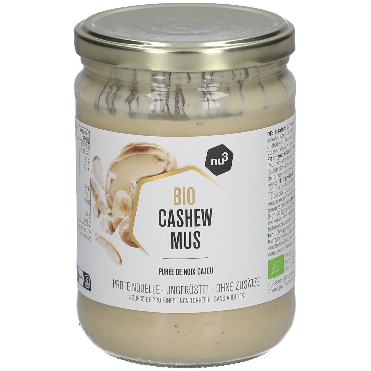 nu3 Purée de noix de cajou bio