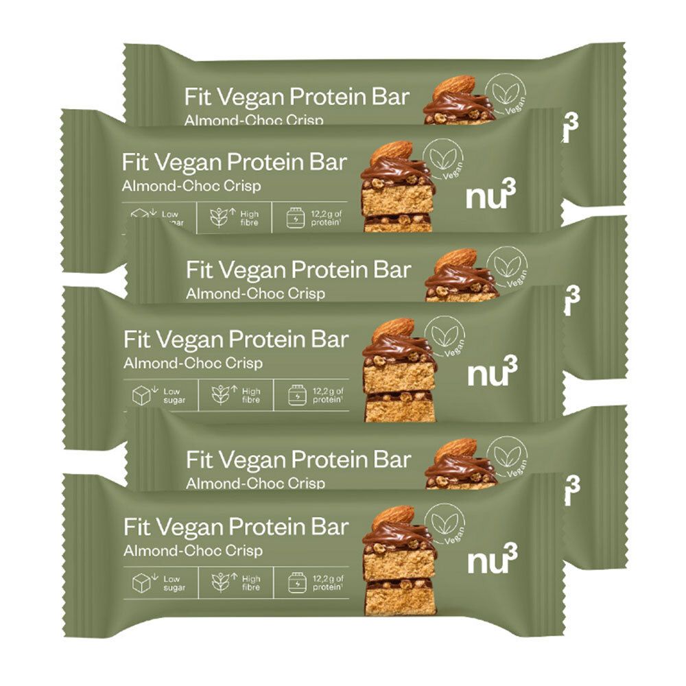 nu3 Fit Vegan Bar, Amande chocolat croustillant