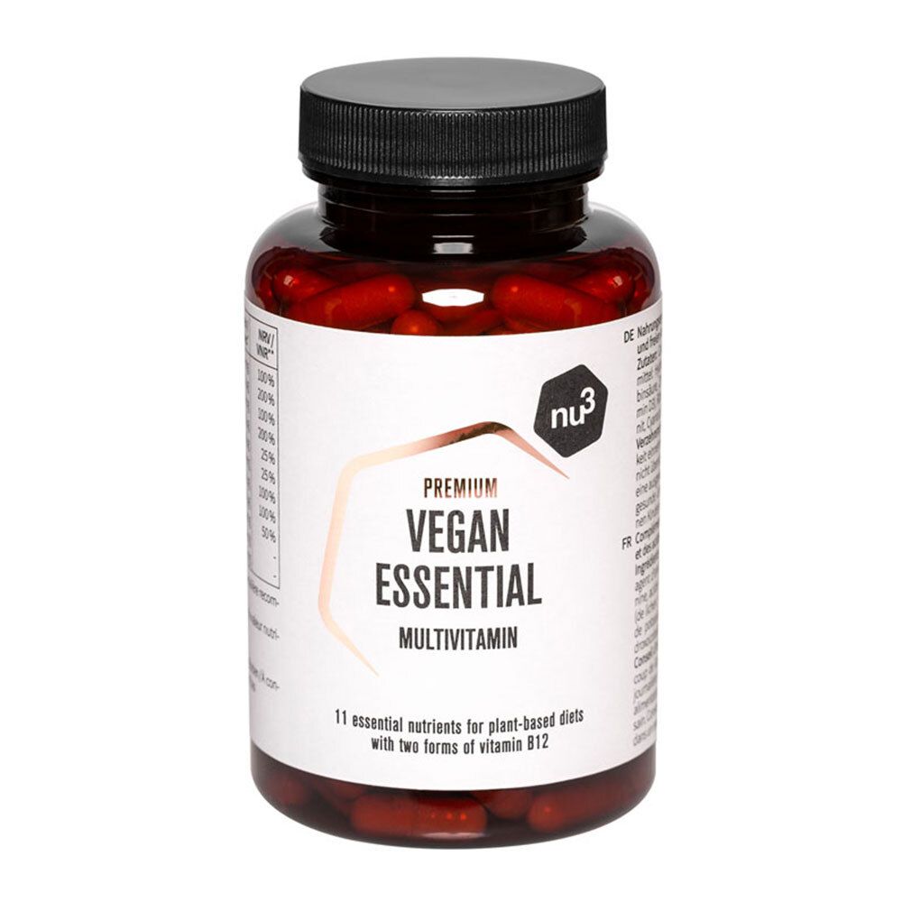 nu3 Premium Vegan Essential Multivitamines Capsules