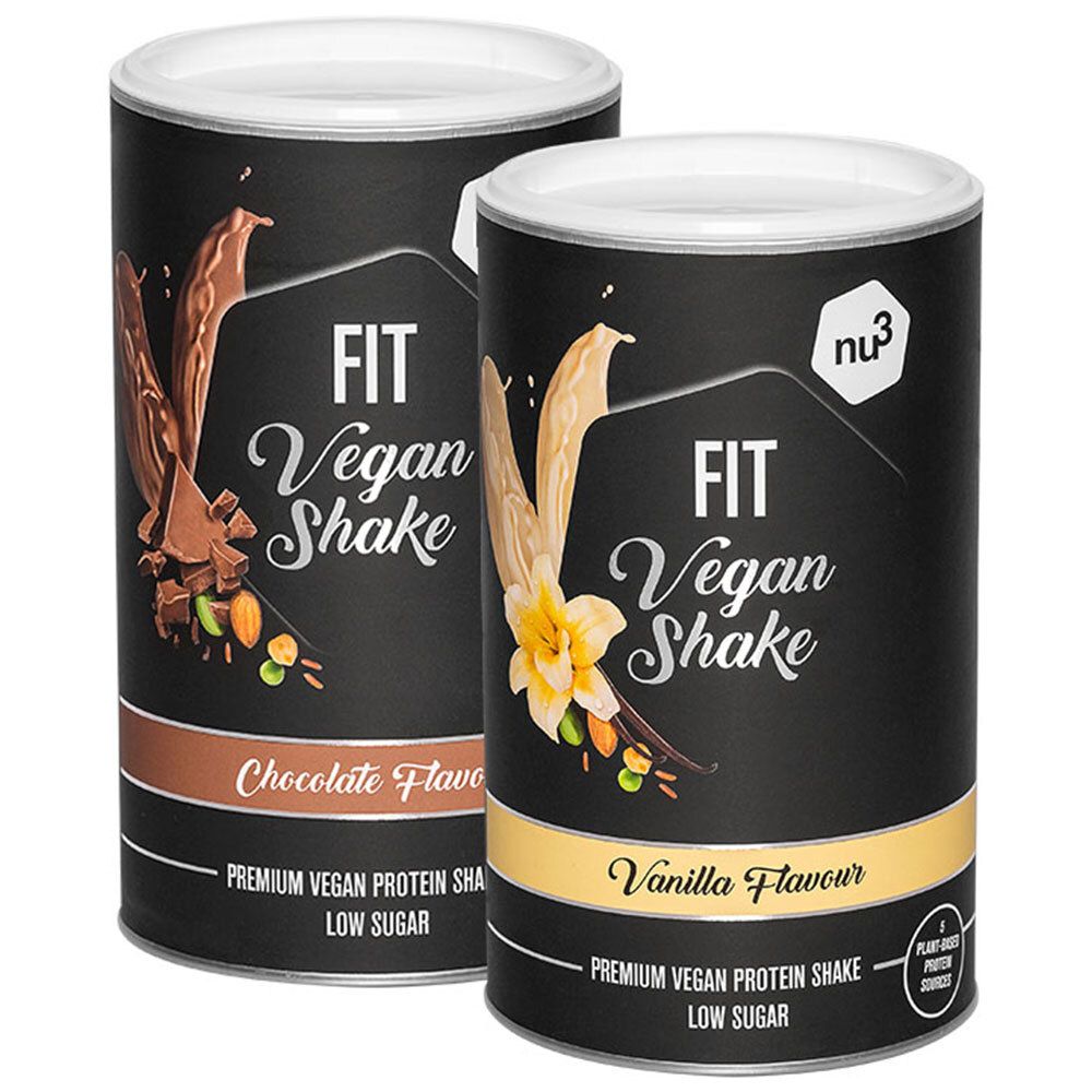 nu3 Fit Vegan Shake Chocolate +  Vanilla