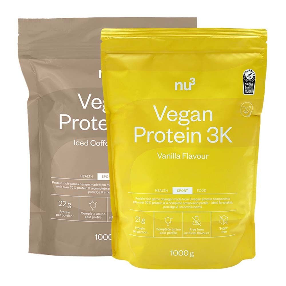 nu3 Vegan Protein 3K Shake Café glacé + Vanille