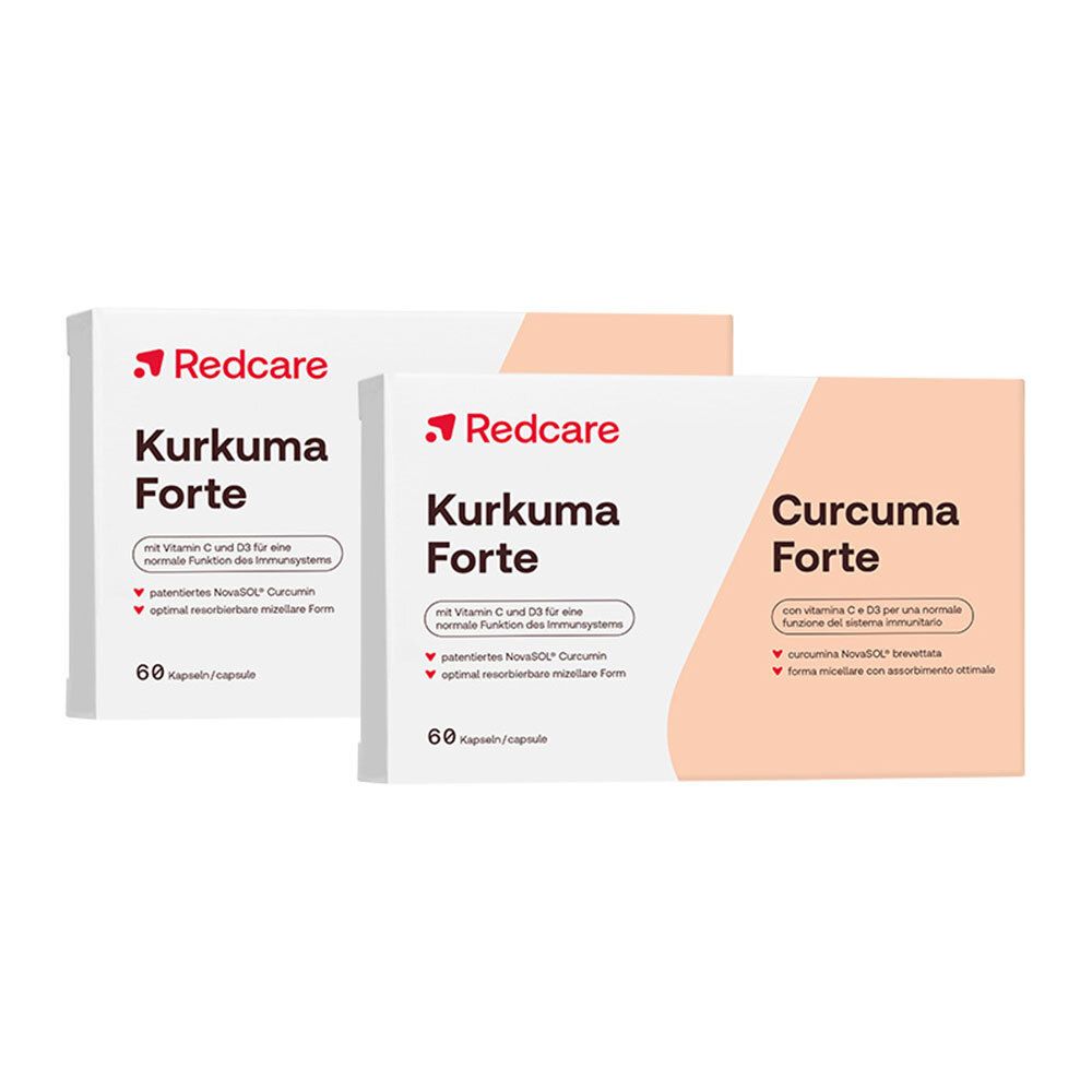 Redcare Curcuma forte double pack
