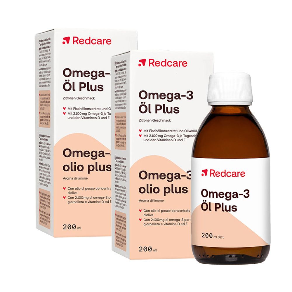 Redcare Huile Omega-3 Plus Pack Double