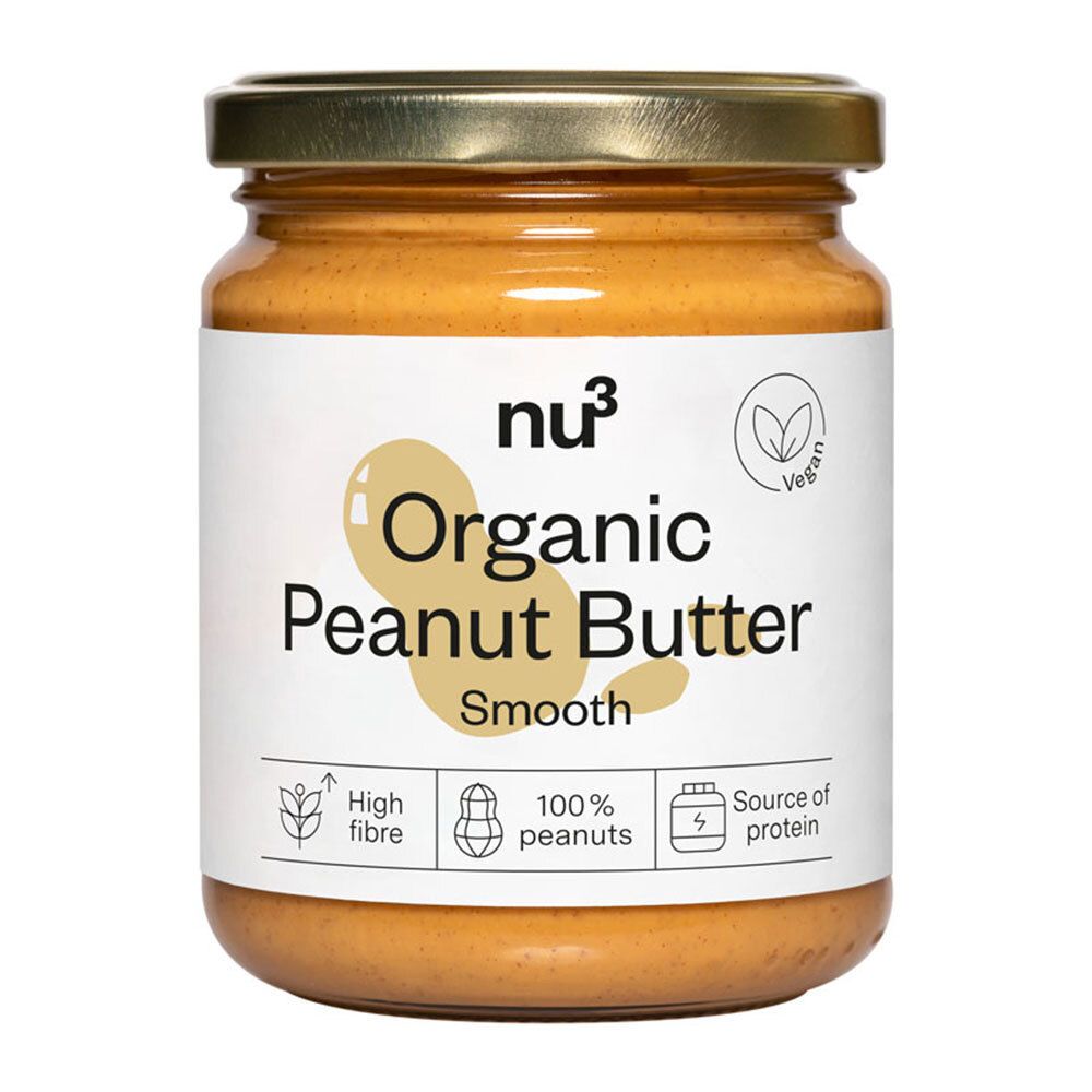 Beurre de cacahuète nu3 - sans sucre ajouté ni huile de palme | nu3