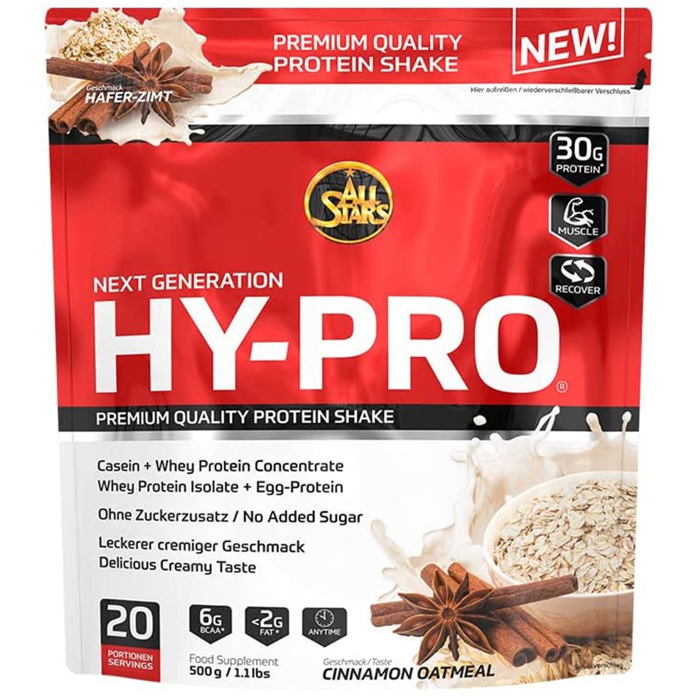 All Stars® Hy-Pro Proteinshake Cannelle-Flocons d'avoine