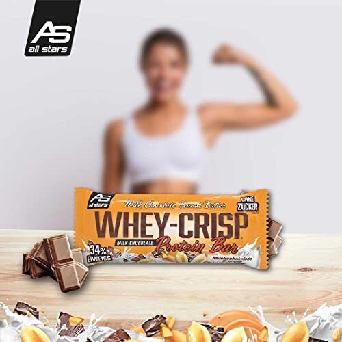 All Stars® WHEY-CRISP Barre protéinée Chocolat au lait Beurre de cacahuète