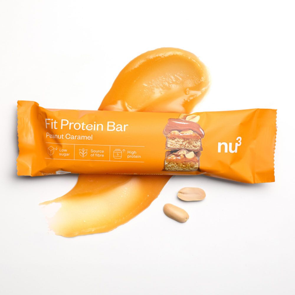Barre protéinée Nu3 Fit Peanut-Caramel (55g) acheter à prix réduit