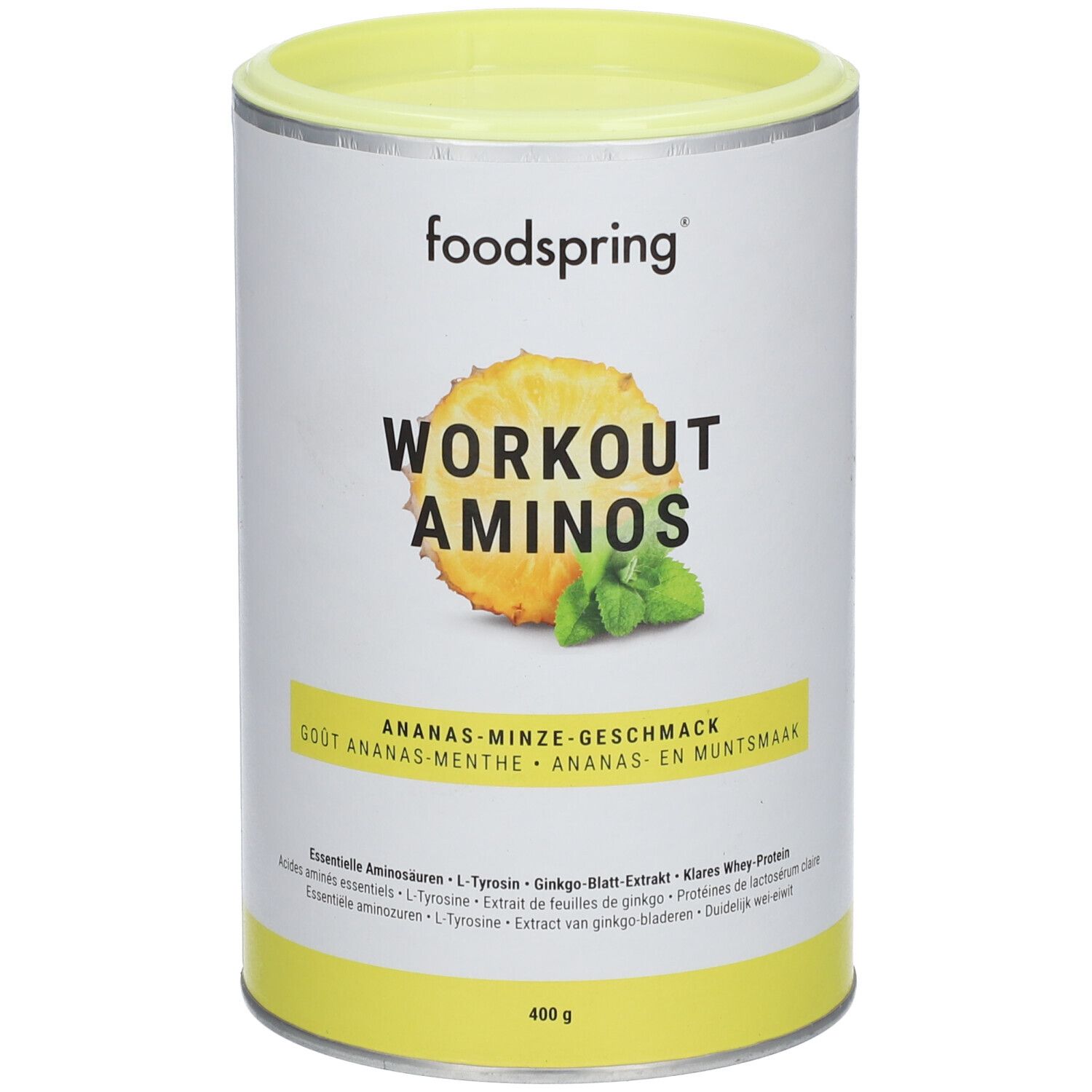 foodspring® Workout Aminos Ananas Menthe
