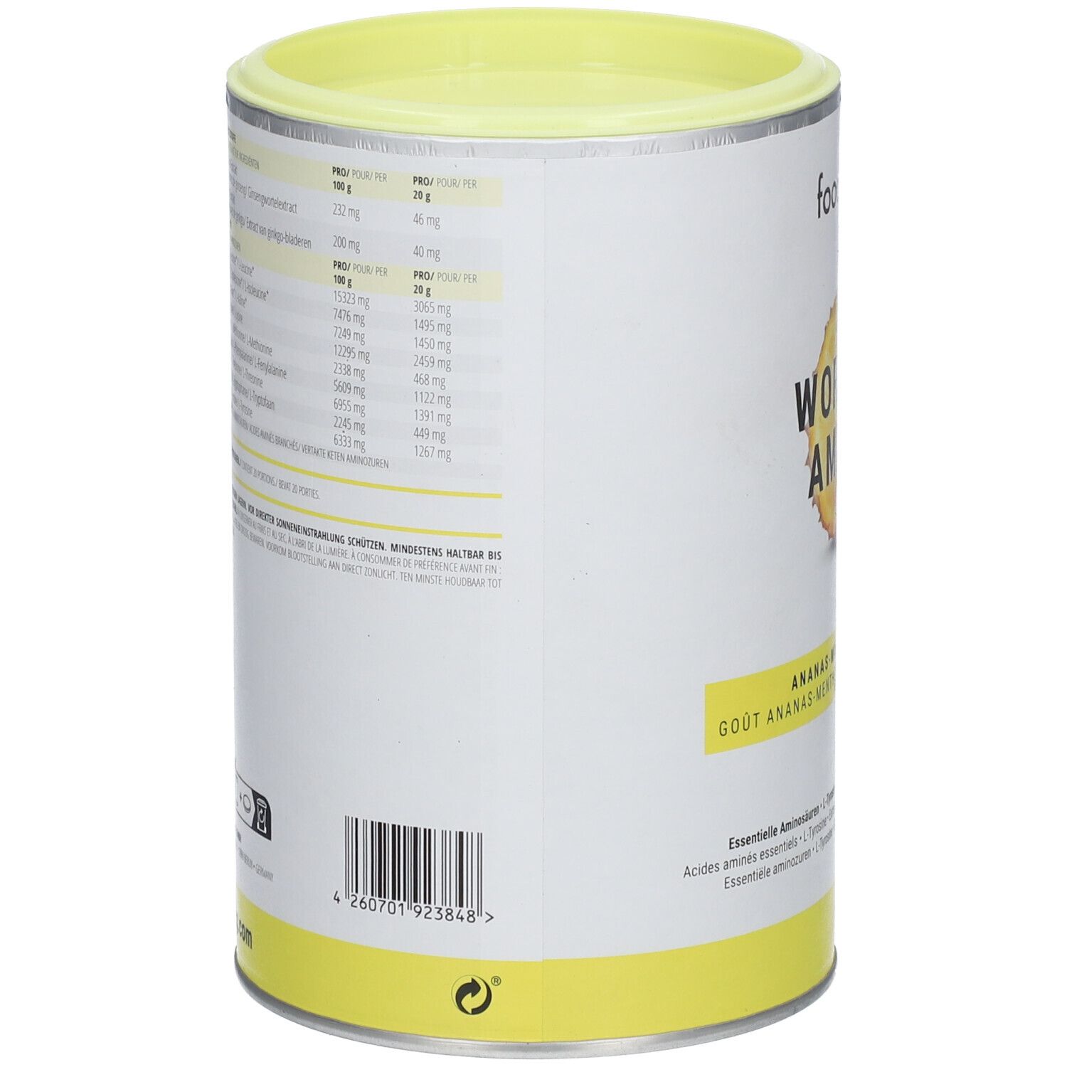 foodspring® Workout Aminos Ananas Menthe
