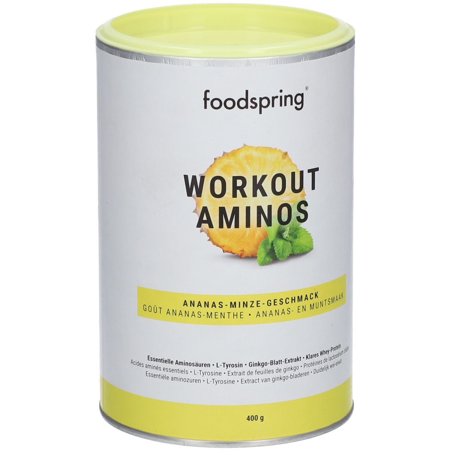 foodspring® Workout Aminos Ananas Menthe