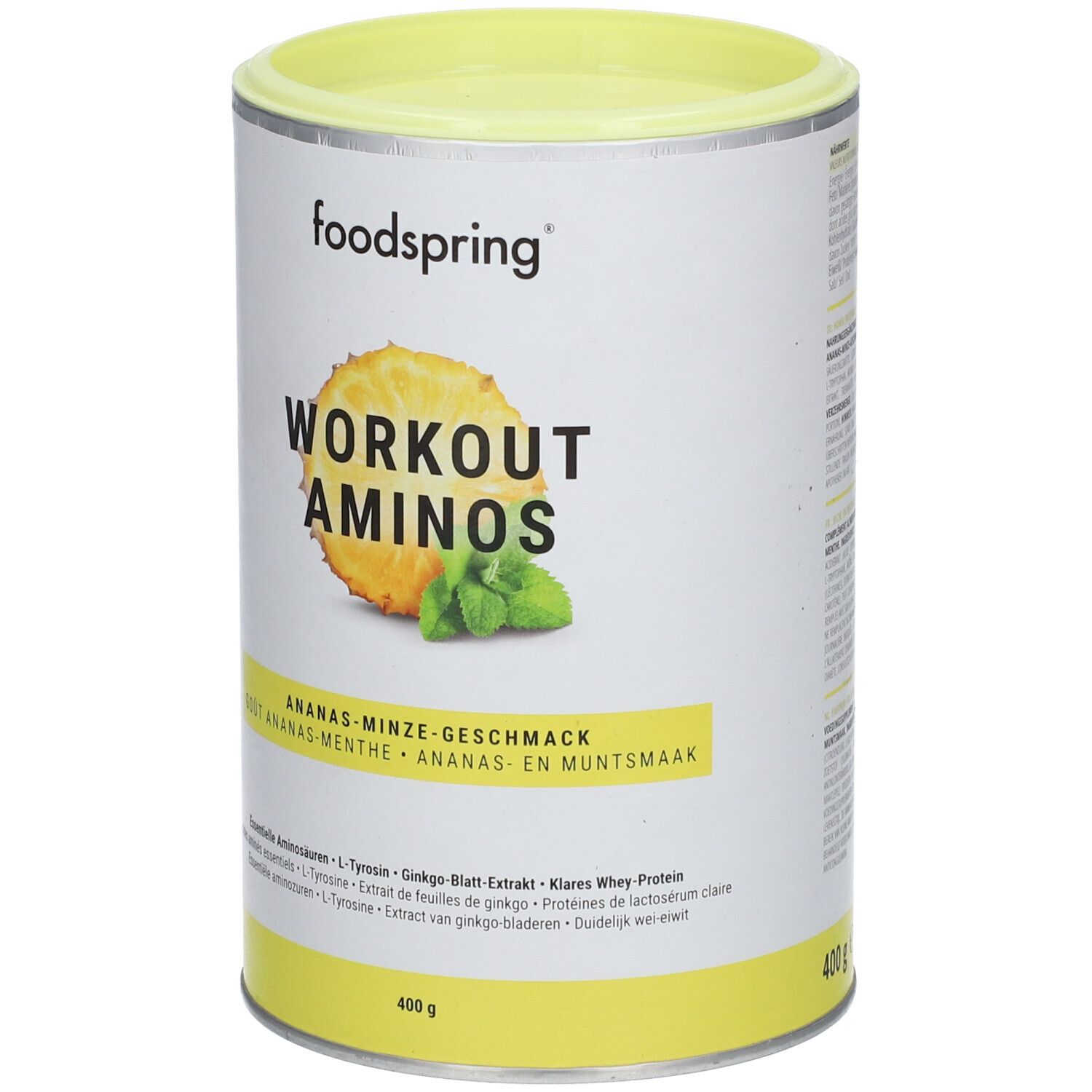 foodspring® Workout Aminos Ananas Menthe