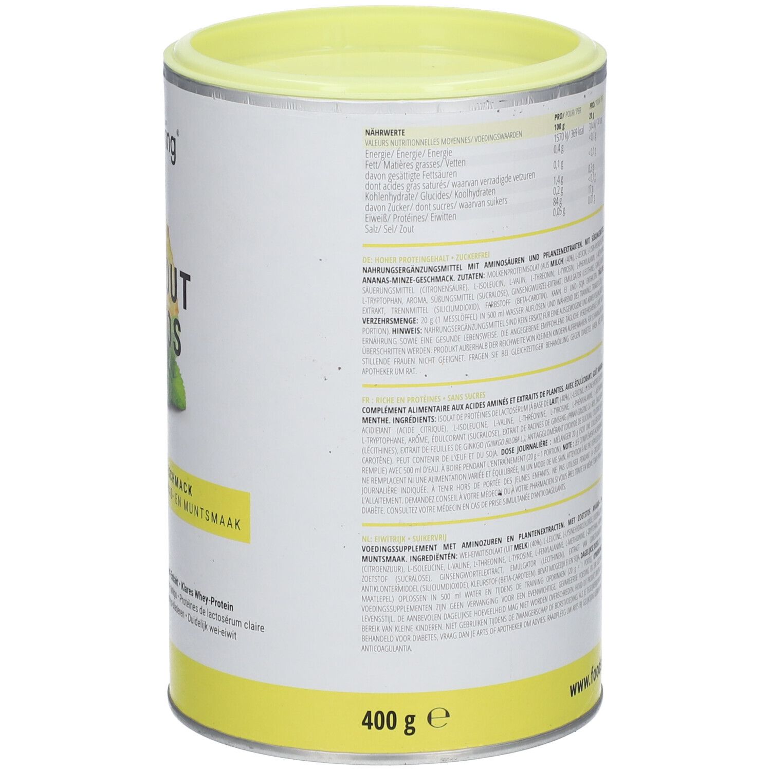 foodspring® Workout Aminos Ananas Menthe