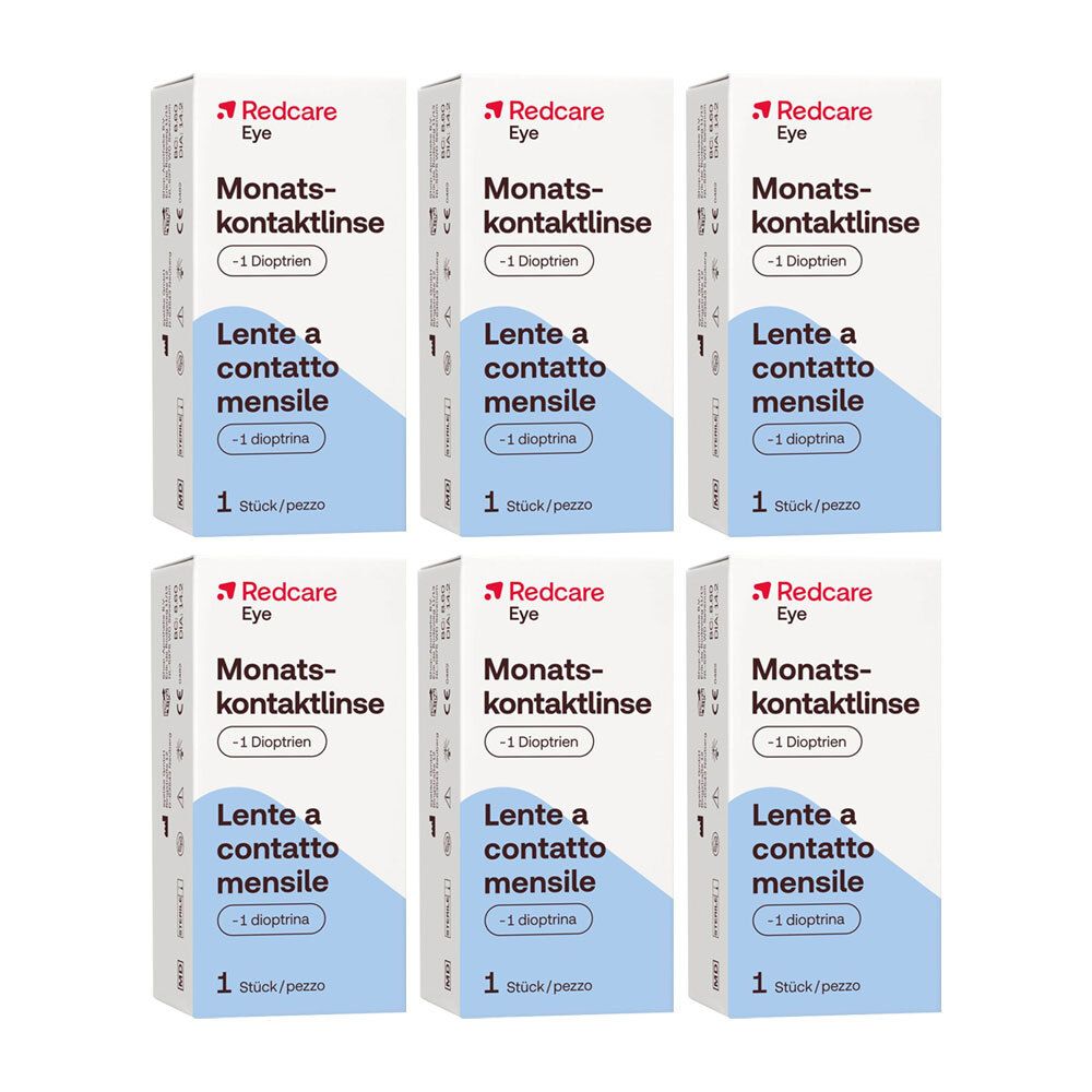 Redcare Eye Lentille de contact mensuelle -1 dioptries