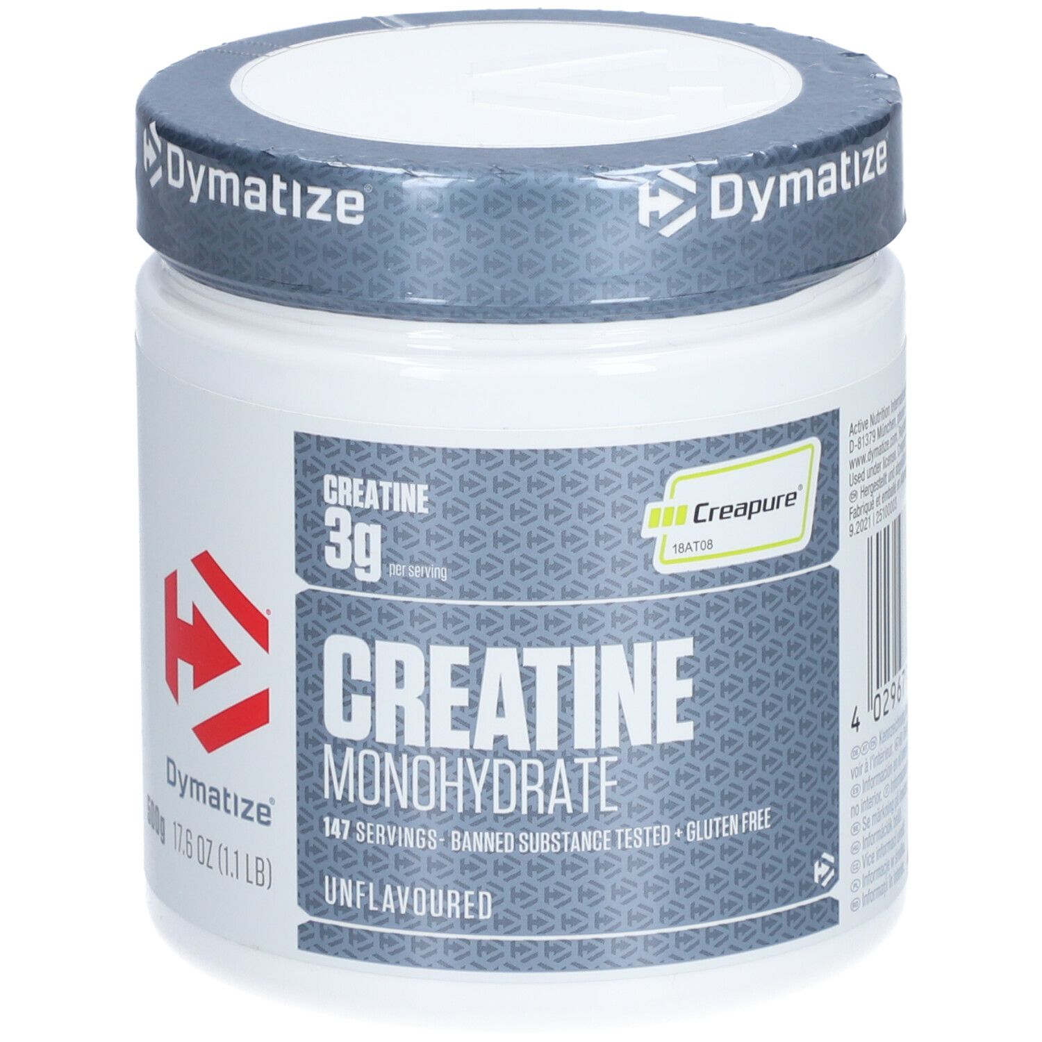 Dymatize® Créatine monohydratée 500 g - Redcare Pharmacie