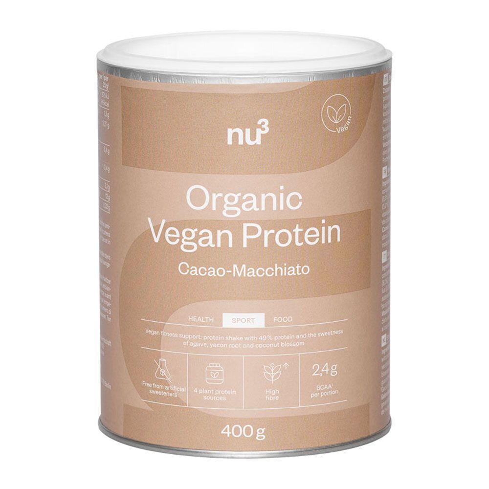 nu3 Bio Vegan Protein Shake Cacao-Macchiato