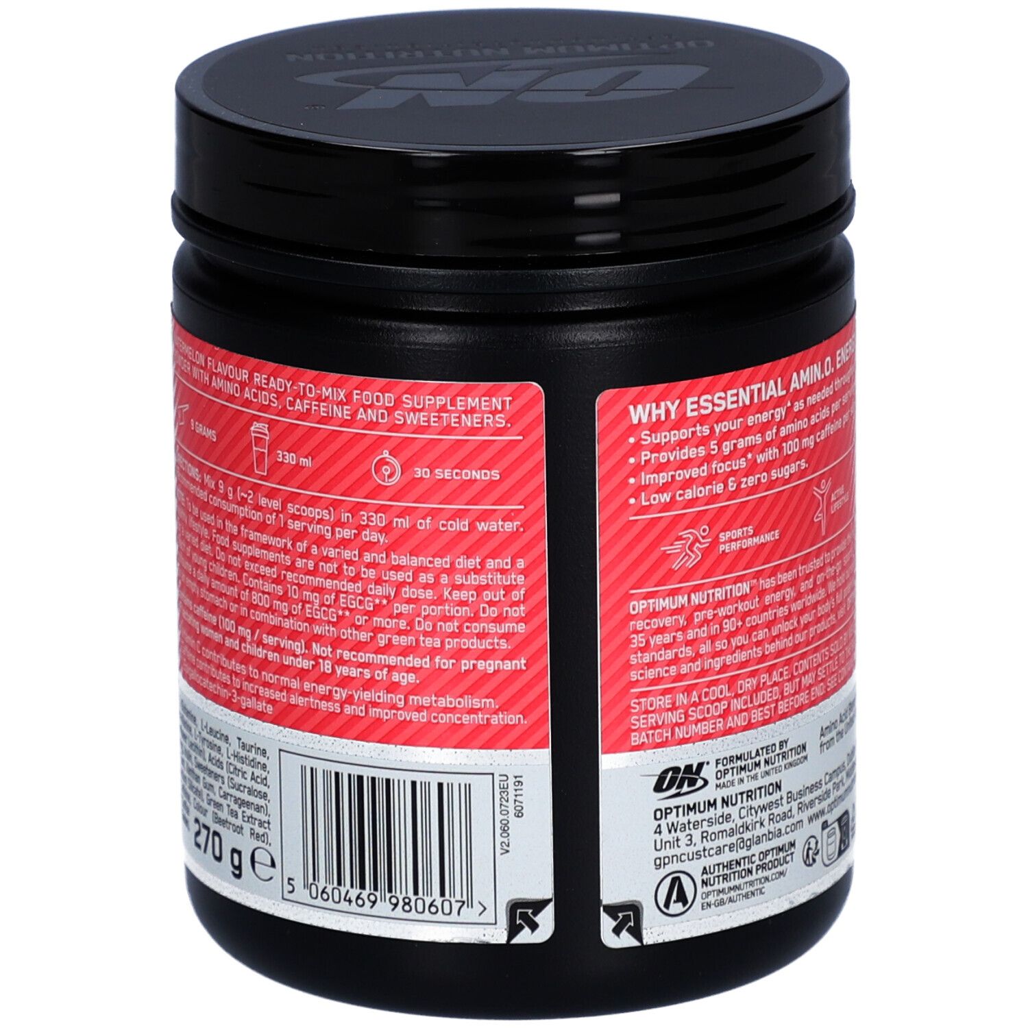 OPTIMUM NUTRITION Essential Amin.O. Energy™ Pastèque