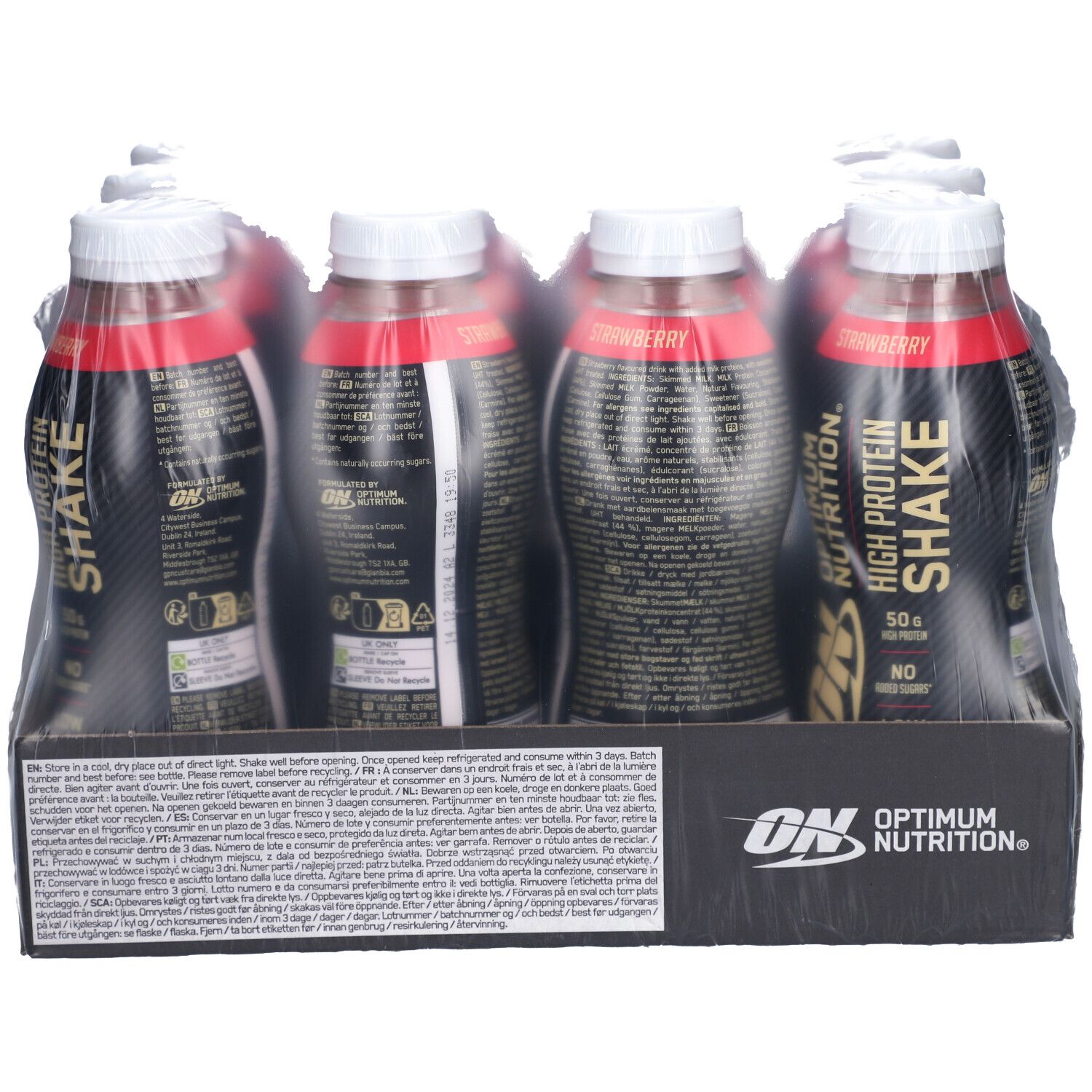 OPTIMUM NUTRITION Shake Hyper Protéiné Fraise