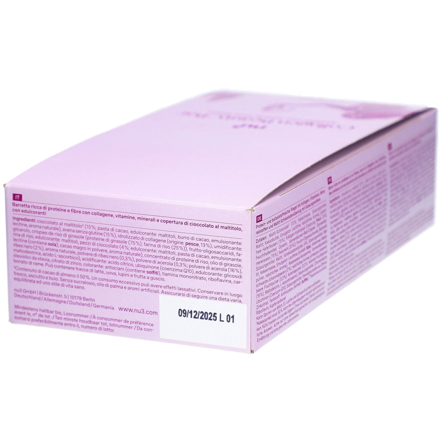 nu3 Collagen Beauty Bar Berry-Choc