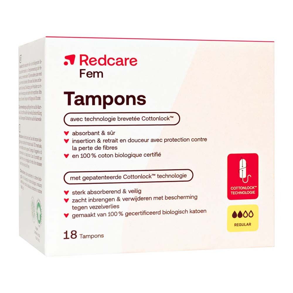 Tampons Redcare réguliers
