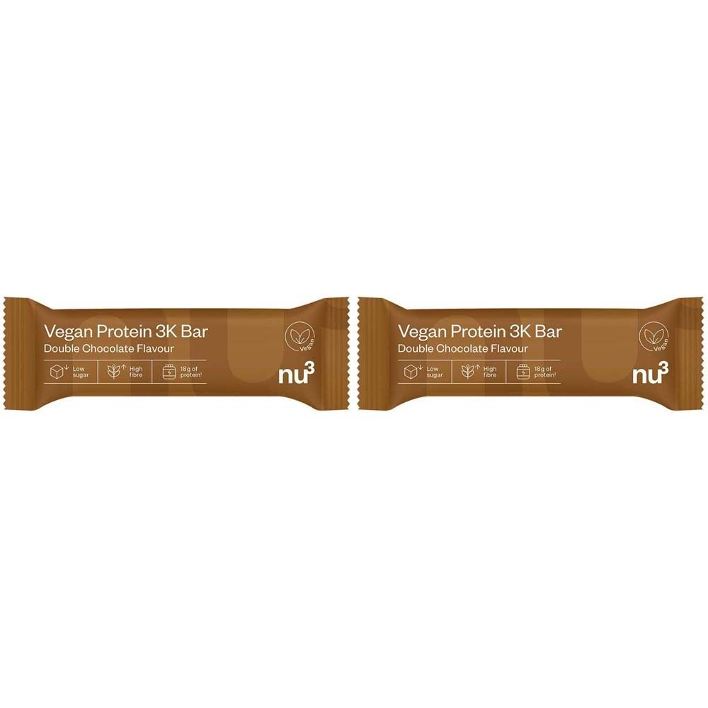 nu3 Vegan Protein 3K Bar, Double Chocolat