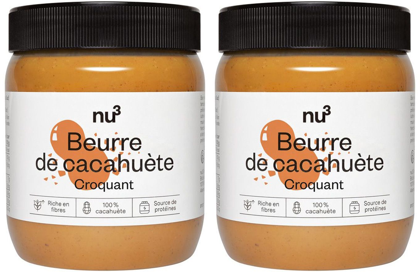Nu3 Beurre de cacahuète crunchy