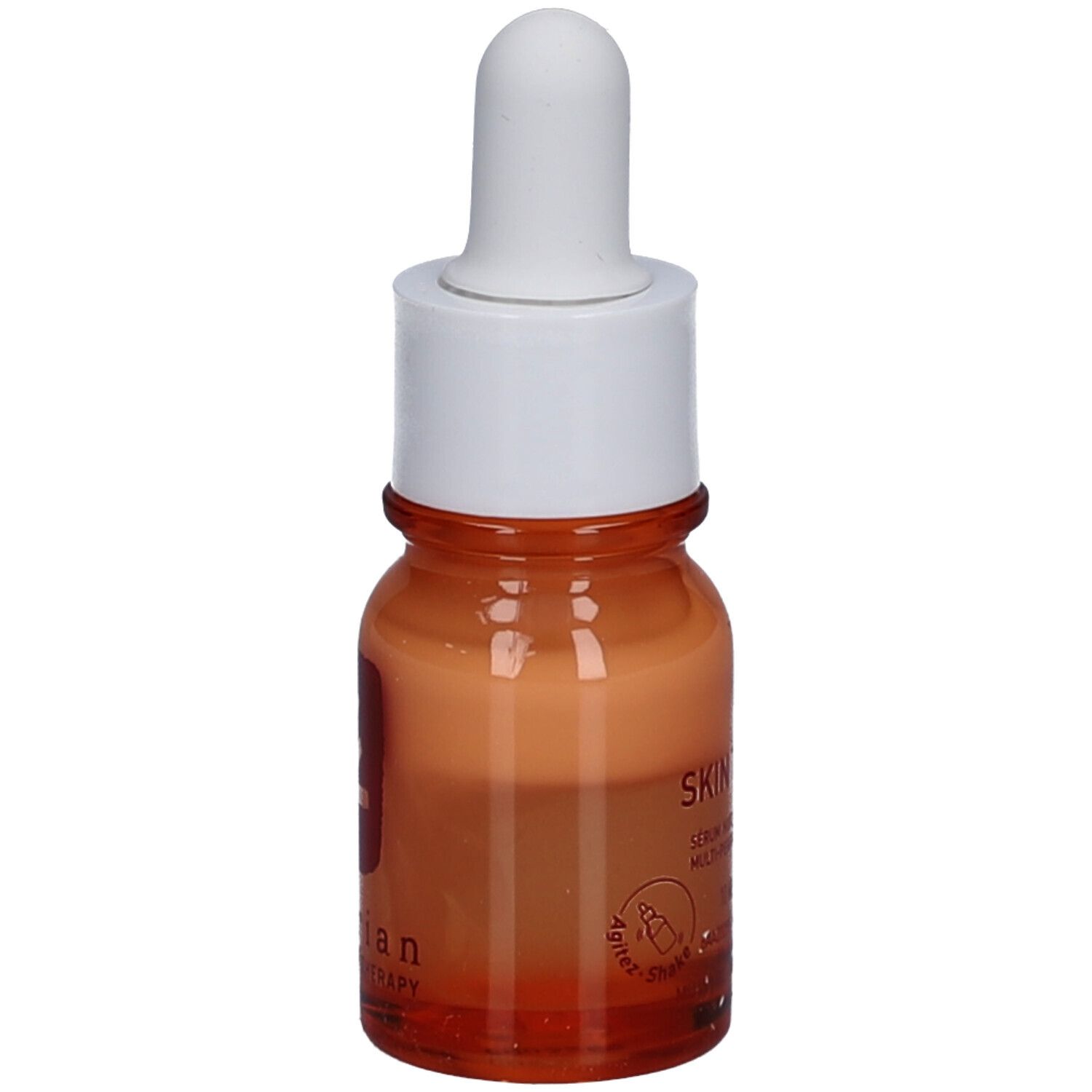 Sérum Erborian Skin Therapy Light dans un petit flacon en verre avec pipette, vue arrière.