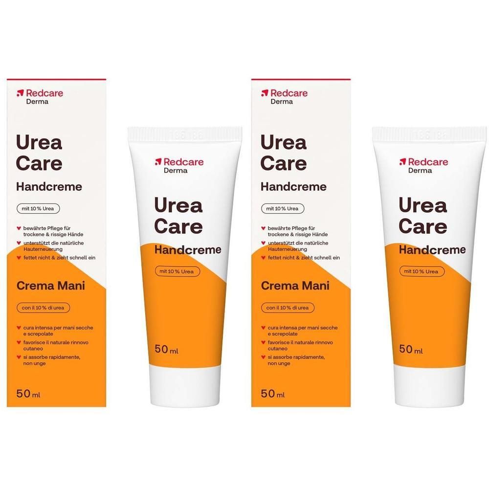 Redcare Urea Care Handcreme en tubes et boîtes, 50ml.