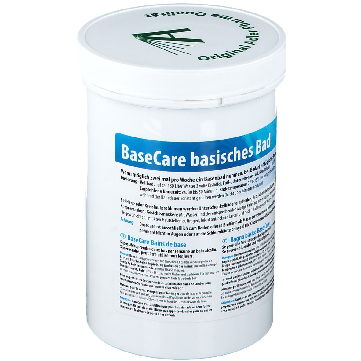 Adler Pharma BaseCare Bain alcalin