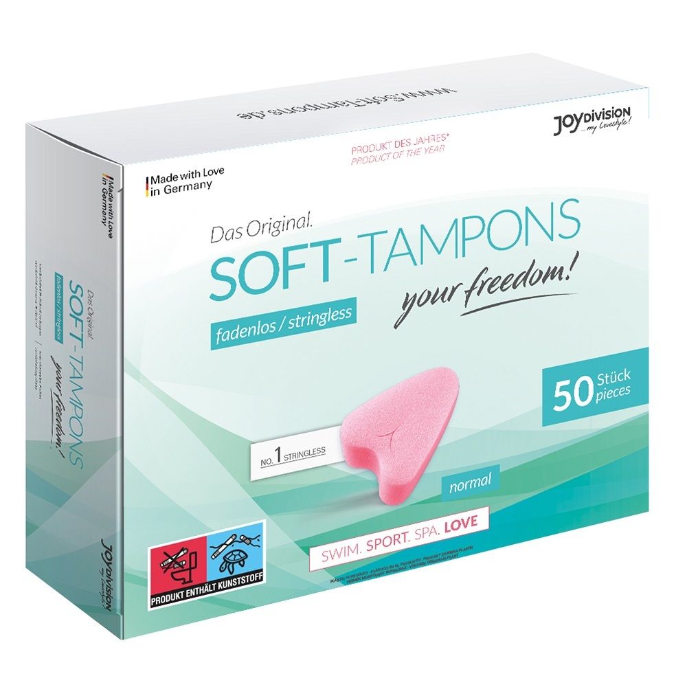 Emballage Soft-Tampons Normal, 50 pièces, sans fil.