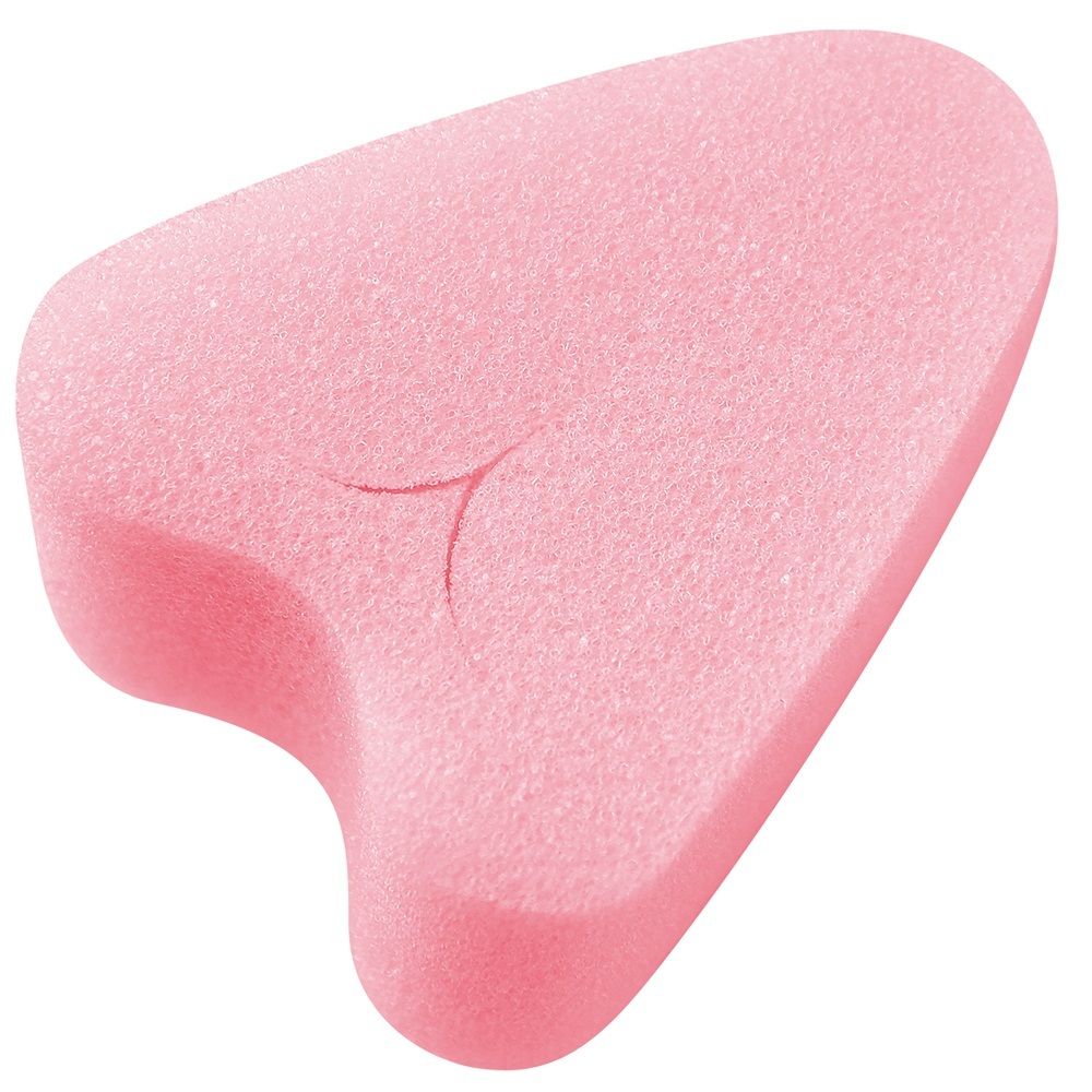 Un Soft-Tampon Normal rose individuel, sans fil, en forme de cœur.