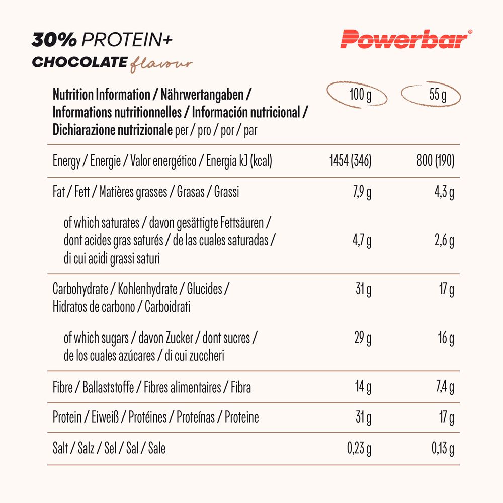 PowerBar® 30% Protein Plus Chocolat